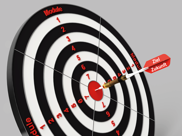 Module - Dartscheibe - Industrie 4.0